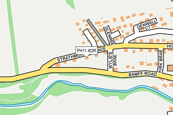 PH11 8DR map - OS OpenMap – Local (Ordnance Survey)