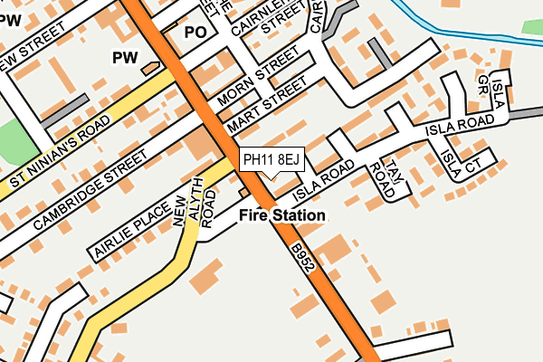 PH11 8EJ map - OS OpenMap – Local (Ordnance Survey)