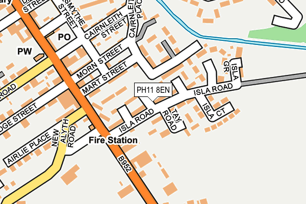 PH11 8EN map - OS OpenMap – Local (Ordnance Survey)