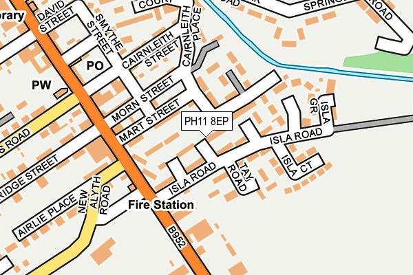 PH11 8EP map - OS OpenMap – Local (Ordnance Survey)