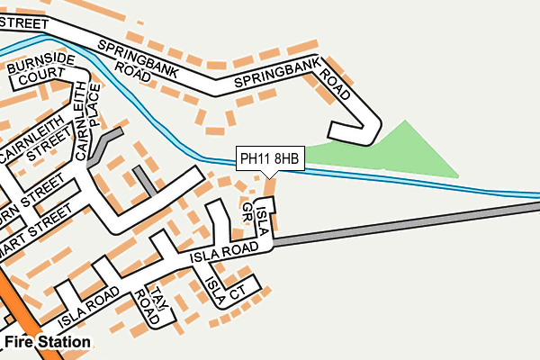 PH11 8HB map - OS OpenMap – Local (Ordnance Survey)
