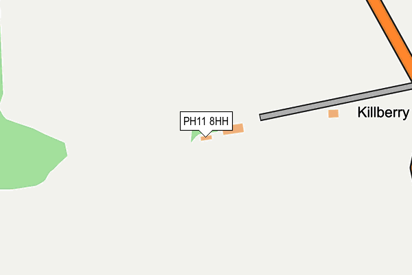 PH11 8HH map - OS OpenMap – Local (Ordnance Survey)