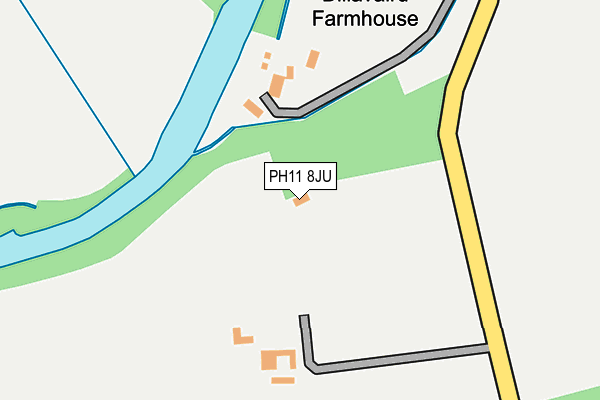 PH11 8JU map - OS OpenMap – Local (Ordnance Survey)