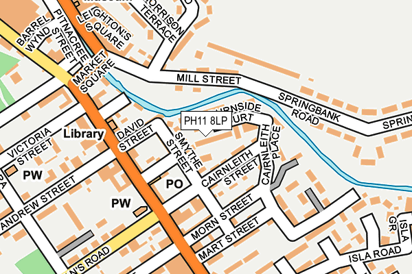 PH11 8LP map - OS OpenMap – Local (Ordnance Survey)