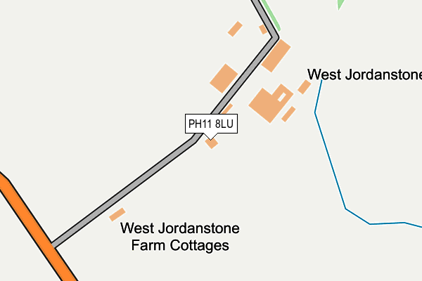 PH11 8LU map - OS OpenMap – Local (Ordnance Survey)