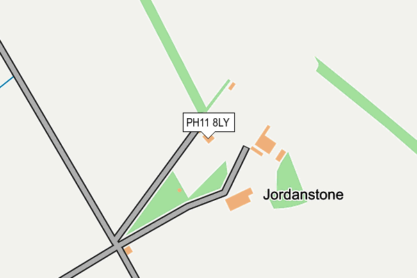 PH11 8LY map - OS OpenMap – Local (Ordnance Survey)