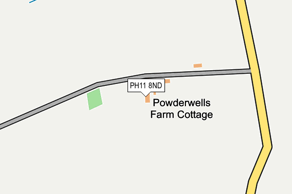 PH11 8ND map - OS OpenMap – Local (Ordnance Survey)