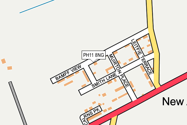 PH11 8NG map - OS OpenMap – Local (Ordnance Survey)