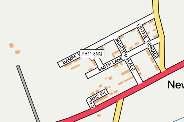 PH11 8NQ map - OS OpenMap – Local (Ordnance Survey)