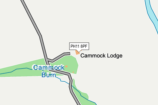PH11 8PF map - OS OpenMap – Local (Ordnance Survey)