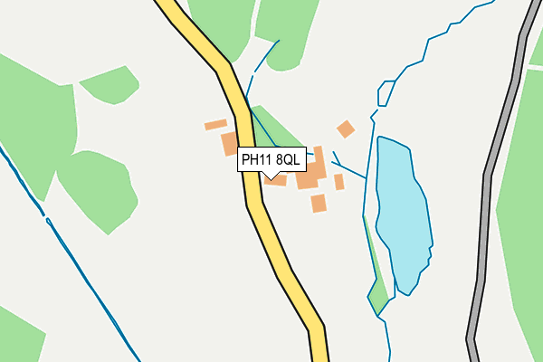 PH11 8QL map - OS OpenMap – Local (Ordnance Survey)