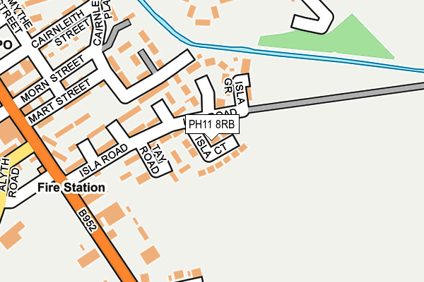 PH11 8RB map - OS OpenMap – Local (Ordnance Survey)