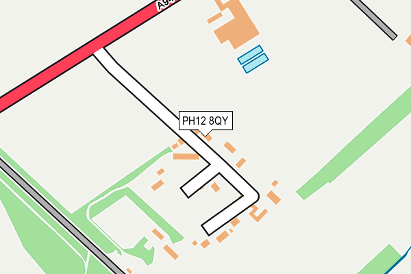 PH12 8QY map - OS OpenMap – Local (Ordnance Survey)