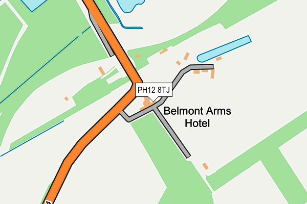 PH12 8TJ map - OS OpenMap – Local (Ordnance Survey)