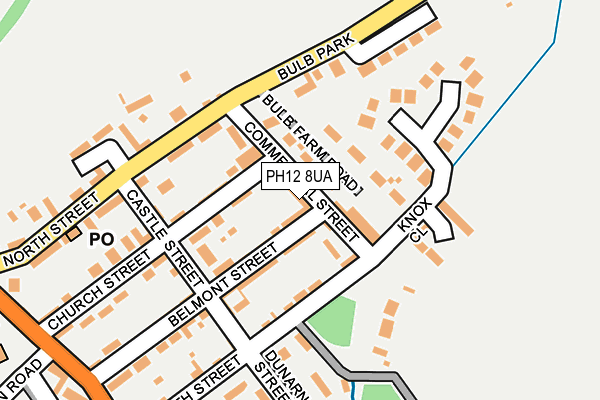 PH12 8UA map - OS OpenMap – Local (Ordnance Survey)