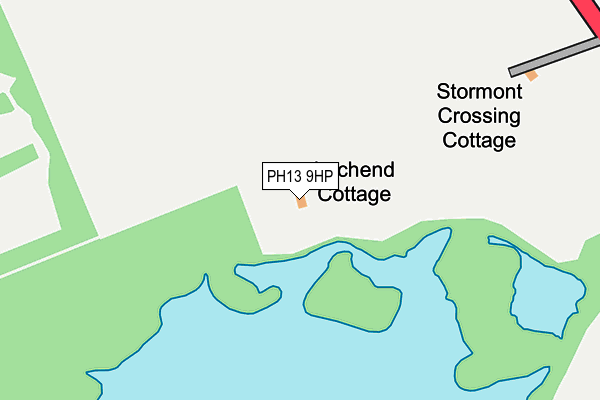 PH13 9HP map - OS OpenMap – Local (Ordnance Survey)