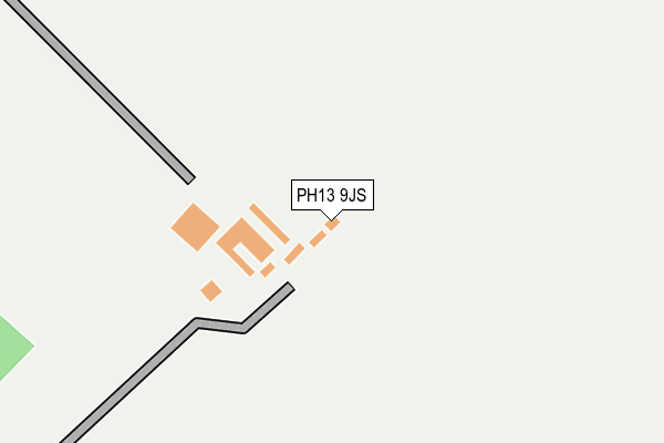 PH13 9JS map - OS OpenMap – Local (Ordnance Survey)