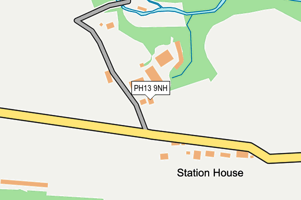 PH13 9NH map - OS OpenMap – Local (Ordnance Survey)