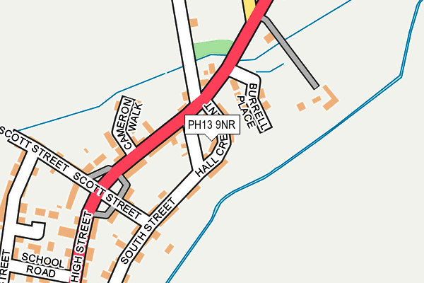 PH13 9NR map - OS OpenMap – Local (Ordnance Survey)