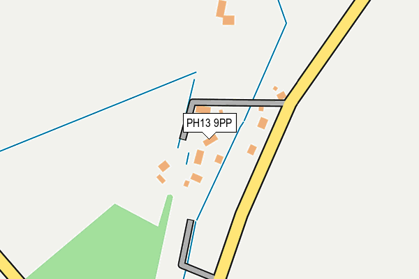 PH13 9PP map - OS OpenMap – Local (Ordnance Survey)