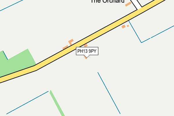 PH13 9PY map - OS OpenMap – Local (Ordnance Survey)
