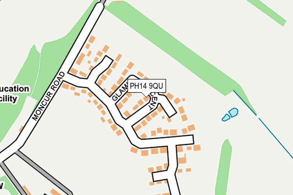 PH14 9QU map - OS OpenMap – Local (Ordnance Survey)