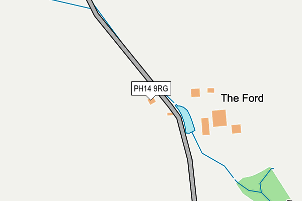 PH14 9RG map - OS OpenMap – Local (Ordnance Survey)