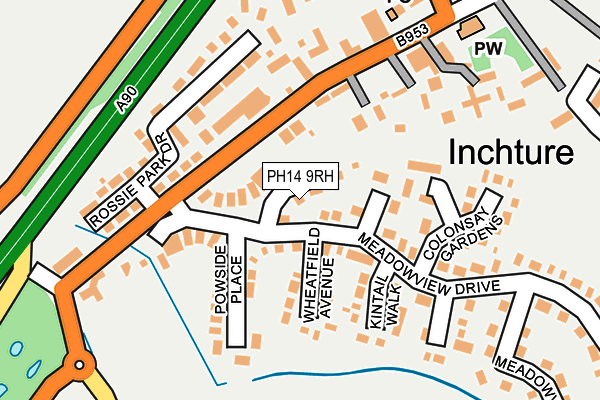 PH14 9RH map - OS OpenMap – Local (Ordnance Survey)