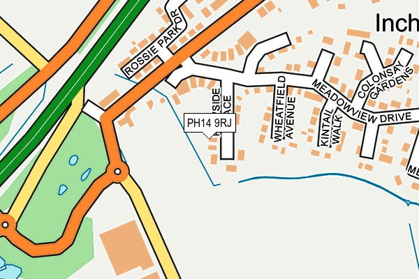PH14 9RJ map - OS OpenMap – Local (Ordnance Survey)