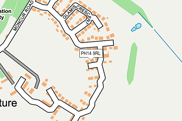 PH14 9RL map - OS OpenMap – Local (Ordnance Survey)