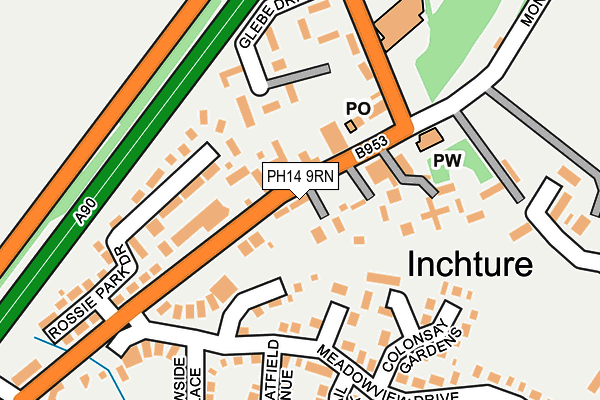 PH14 9RN map - OS OpenMap – Local (Ordnance Survey)