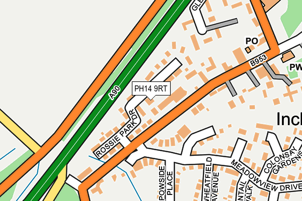 PH14 9RT map - OS OpenMap – Local (Ordnance Survey)