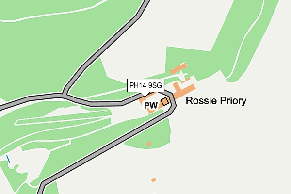PH14 9SG map - OS OpenMap – Local (Ordnance Survey)