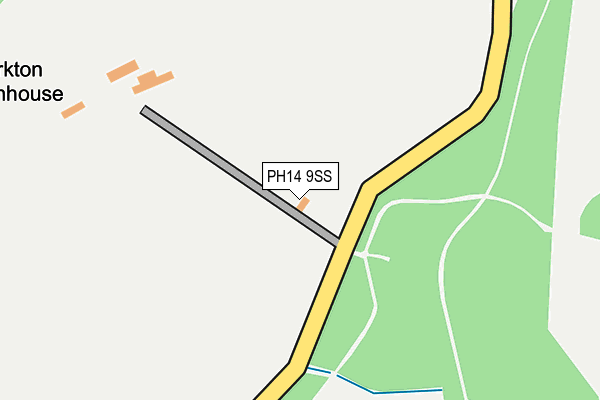 PH14 9SS map - OS OpenMap – Local (Ordnance Survey)