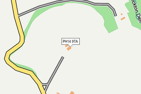 PH14 9TA map - OS OpenMap – Local (Ordnance Survey)
