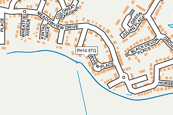 PH14 9TG map - OS OpenMap – Local (Ordnance Survey)