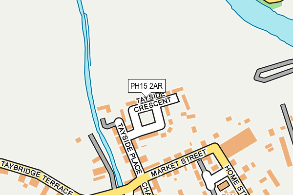 PH15 2AR map - OS OpenMap – Local (Ordnance Survey)