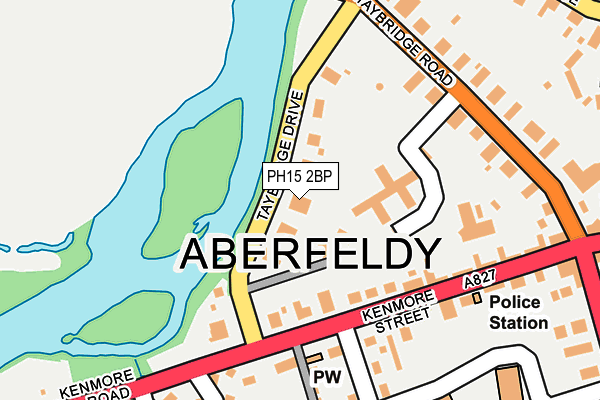 PH15 2BP map - OS OpenMap – Local (Ordnance Survey)