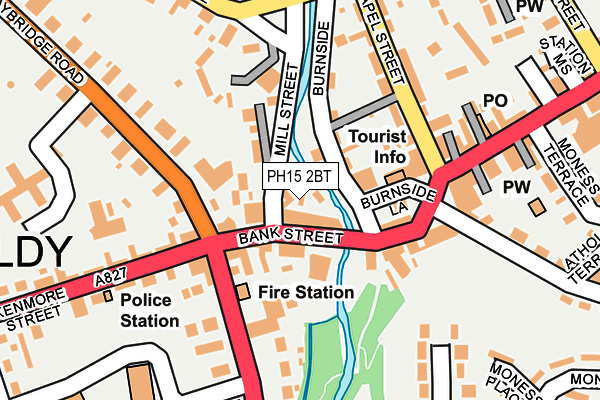 PH15 2BT map - OS OpenMap – Local (Ordnance Survey)