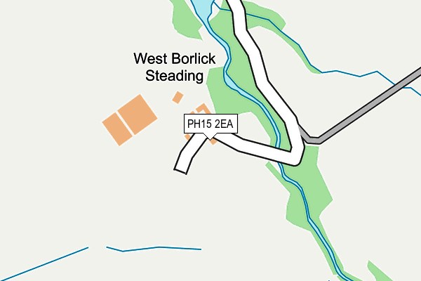 PH15 2EA map - OS OpenMap – Local (Ordnance Survey)