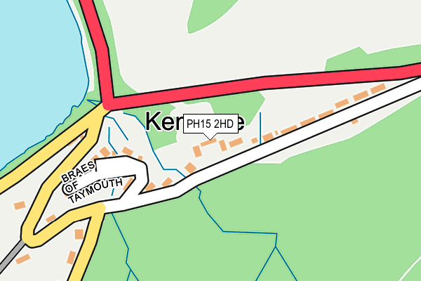 PH15 2HD map - OS OpenMap – Local (Ordnance Survey)