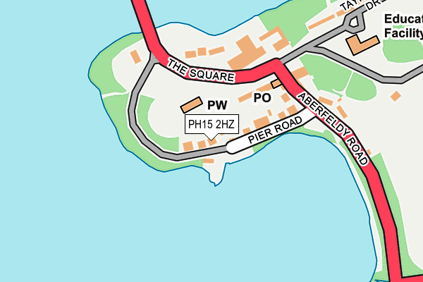 PH15 2HZ map - OS OpenMap – Local (Ordnance Survey)