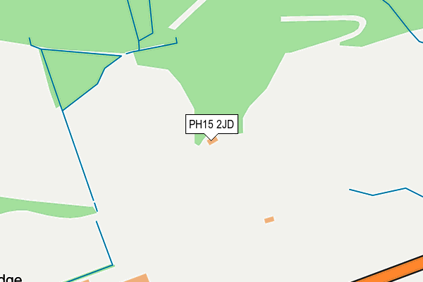 PH15 2JD map - OS OpenMap – Local (Ordnance Survey)