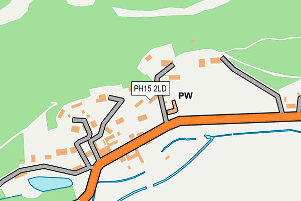 PH15 2LD map - OS OpenMap – Local (Ordnance Survey)
