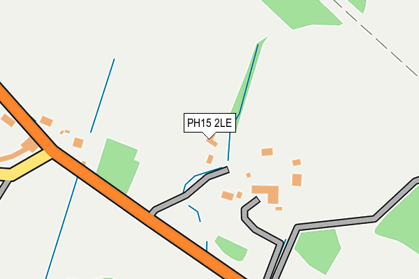 PH15 2LE map - OS OpenMap – Local (Ordnance Survey)