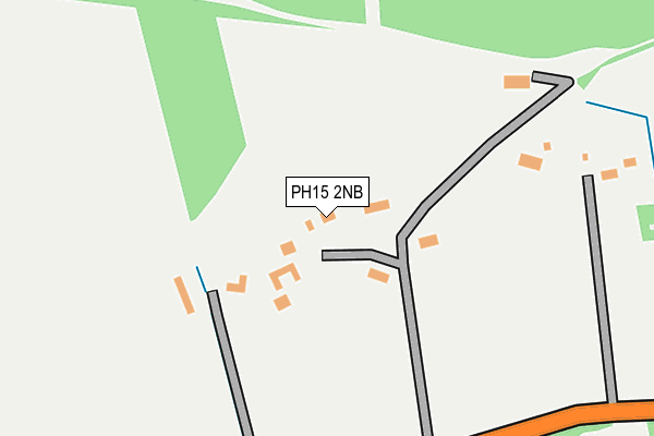 PH15 2NB map - OS OpenMap – Local (Ordnance Survey)