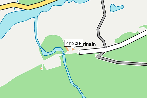 PH15 2PN map - OS OpenMap – Local (Ordnance Survey)