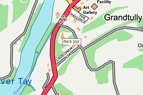 PH15 2QY map - OS OpenMap – Local (Ordnance Survey)