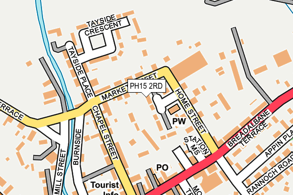 PH15 2RD map - OS OpenMap – Local (Ordnance Survey)