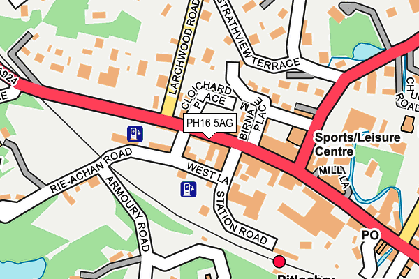 Map of GLASGOW WINES & SPIRITS LTD at local scale